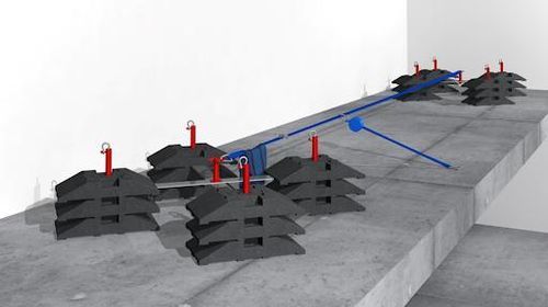 Linea vita flessibile - Spider - STRUMIN - EN 795 / per lavoro in altezza / anticaduta