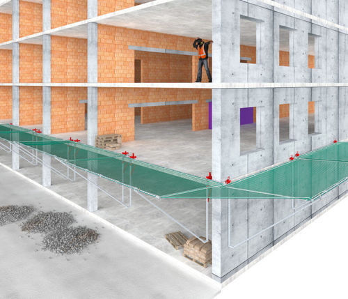 Rete di sicurezza anticaduta anticaduta - T - STRUMIN - per cantiere