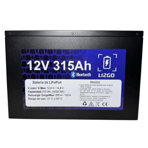 Batteria LiFePO4 - 37033 - Li2Go - a blocco / 12 V / per applicazioni marine