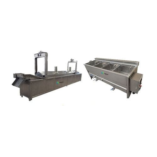 Friggitrice industriale deep-fat - Henan Hongtu Machinery Manufacturing Co., Ltd. - per batch / per impasto / per snack