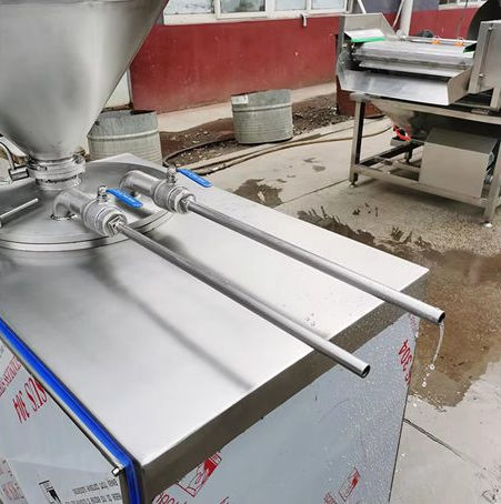 Insaccatrice alimentare elettrica - Henan Hongtu Machinery Manufacturing Co., Ltd. - idraulica / manuale / per salsicce