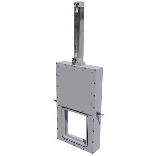 Valvola a saracinesca - P1209-150°C-230x250 - Socrate Industrie - pneumatica / a comando pneumatico / di isolamento