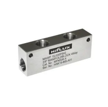 Manifold a 4 vie - MFB series - HIFLUX - in acciaio inossidabile / industriale