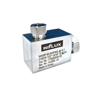 Raccordo idraulico - FIT series - HIFLUX - filettato / a gomito / in acciaio inossidabile