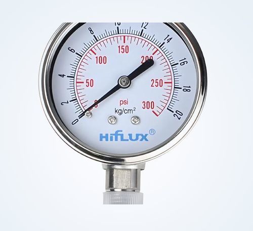 Manometro con quadrante - HIFLUX UK Ltd - in acciaio inossidabile