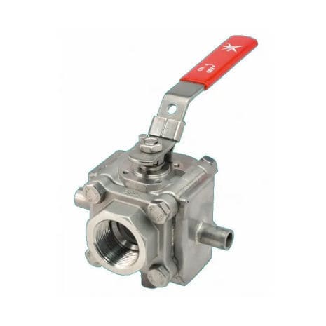 Valvola a sfera - 83J - MARSVALVEUK - manuale / per vapore / 3 pezzi
