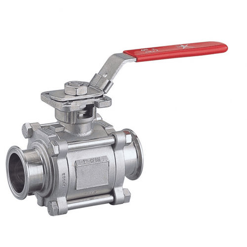 Valvola a sfera - V77SN-10-2A series - MARSVALVEUK - a leva / con flangia / per sanitari