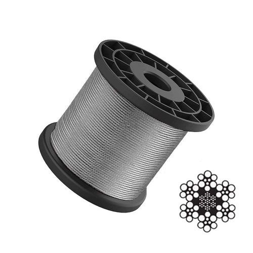 Cavo metallico per gru - IWR - Xintai Taida Mirso Co., LTD - per miniere / in acciaio / flessibile