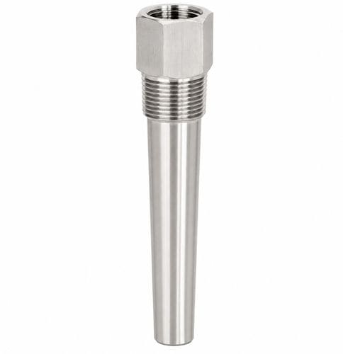 Pozzetto termometrico filettato - TMZC12L200R1/2 - Jemar Termometría S.L. - avvitabile / di acciaio inossidabile / per sensore di temperatura