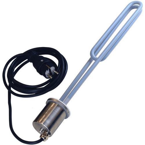Riscaldatore a immersione con flangia - IHP - in acciaio inossidabile / in titanio / PTFE