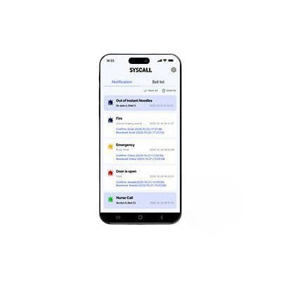 Applicazione mobile di gestione - Syscall Global - di comunicazione / configurazione / di monitoraggio