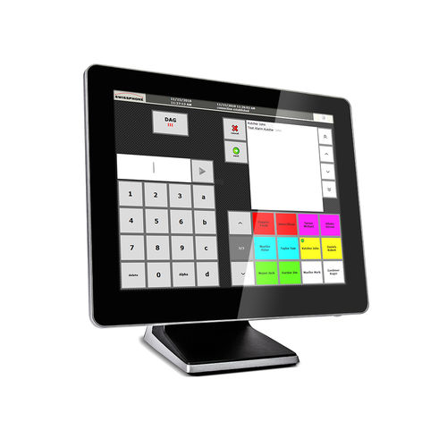 Pannello di comando per allarme con touch screen - DiCal - Swissphone Wireless AG - in rete