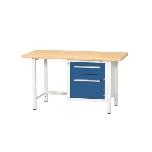 Tavolo di lavoro con cassetti - 1500 1/1 einfach - DRINGENBERG