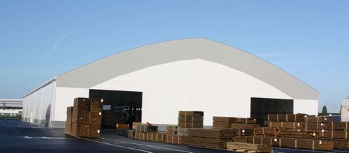 Tendone industriale - Schwarzmann - Locabri - per aviazione / per officina / di stoccaggio