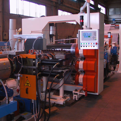 Linea di estrusione monostrato - Agripak srl - multistrato / per imballaggio termoformato / compatta