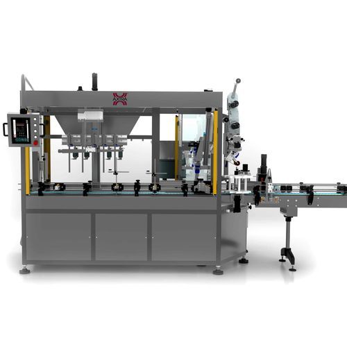 Riempitrice tappatrice etichettatrice automatica - Axtra Srl - in linea / modulare / per alimenti
