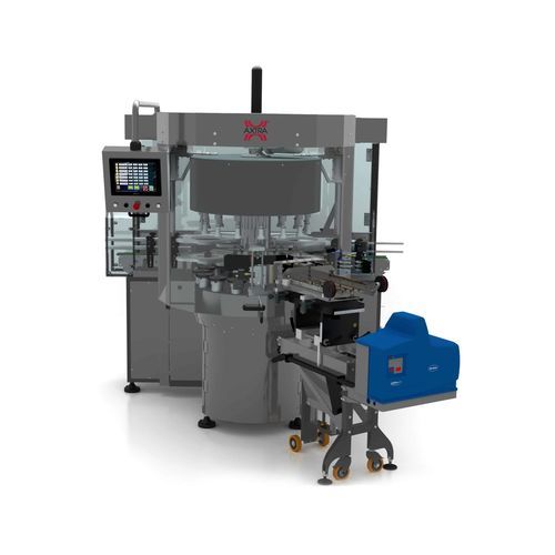 Macchina di etichettatura automatica - 720-H15-HM1 - Axtra Srl - per imballaggi / per bottiglie / per l'industria agroalimentare