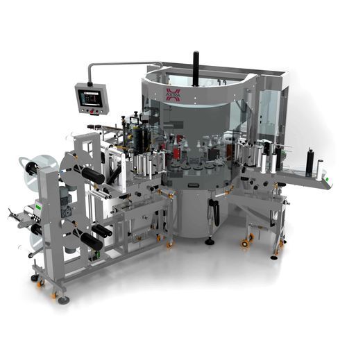 Macchina di etichettatura automatica - Axtra Srl - per imballaggi / per bottiglie / per l'industria agroalimentare