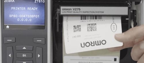 Verificatore di codice a barre online - OMRON V275 - AIS Vision Systems S.L. - 2D / 1D