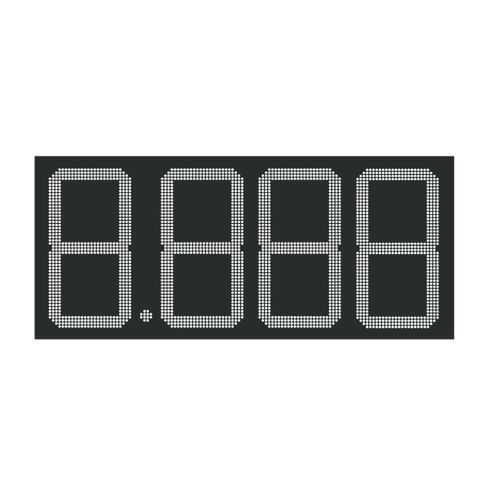 Display LED - HDP Series - HITECHLED SRL - digitale / a 4 cifre / a 3 cifre