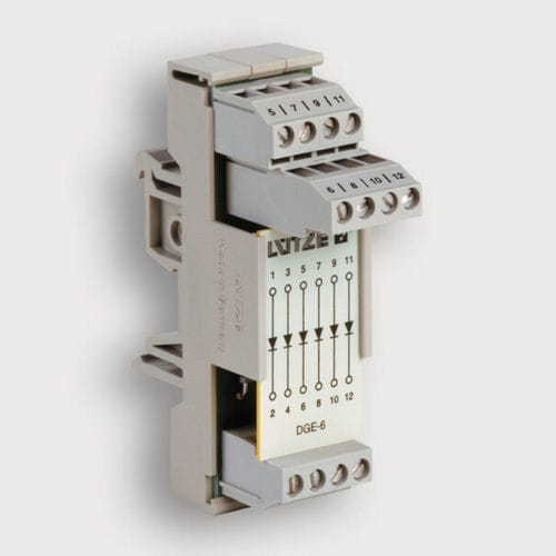 Modulo per diodo su guida DIN - 710665 - LÜTZE - di commutazione / AC/DC