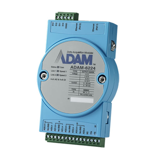 Modulo di uscita remoto - ADAM-6224 - ADVANTECH - analogico / Modbus TCP / Ethernet