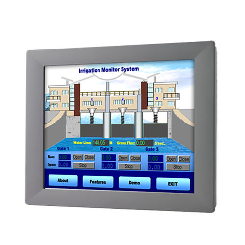 Monitor LCD - FPM-2150G - ADVANTECH - con touch screen resistivo / con retroilluminazione a LED / industriale