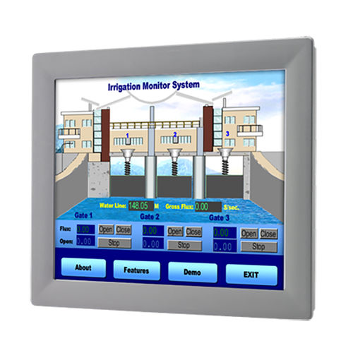 Monitor LCD - FPM-2170G - ADVANTECH - con touch screen resistivo / con retroilluminazione a LED / industriale