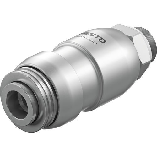 Raccordo pneumatico - NPHS series - FESTO - rapido / ISO / in ottone nichelato
