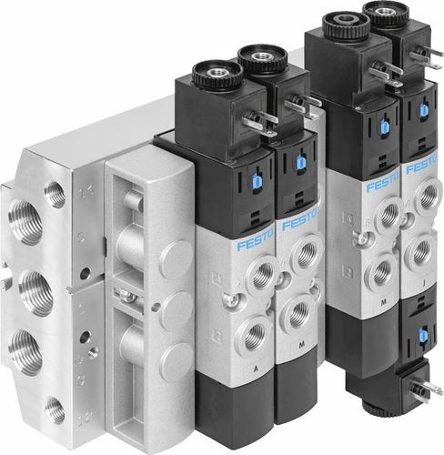 Blocco valvola pneumatico - VTUS-20 - FESTO - a 3/2 vie / a 5/2 vie / a 5/3 vie