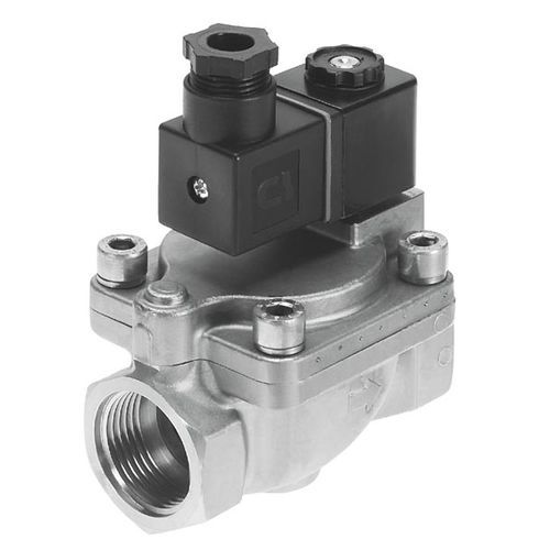 Elettrovalvola a comando assistito - VZWM series - FESTO - a 2 vie / NC / per acqua