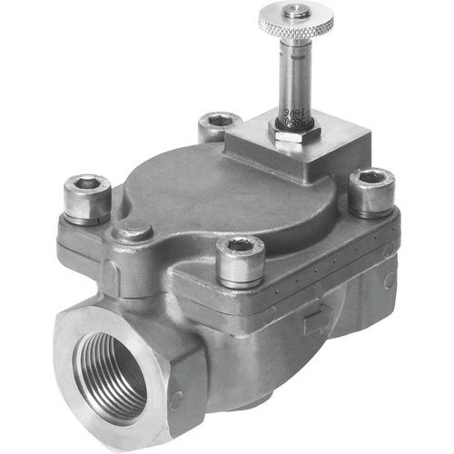 Elettrovalvola a comando assistito - VZWM-L    - FESTO - a 2 vie / NC / per acqua