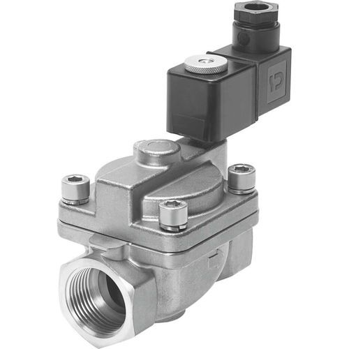 Elettrovalvola a comando assistito - VZWP      - FESTO - a 2 vie / per gas / filettata