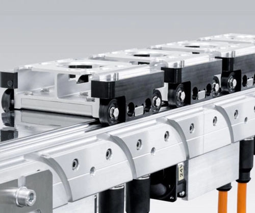 Sistema di trasporto multi carrello - MCS®    - FESTO - con motore elettrico / per linee di assemblaggio / per l'industria automobilistica