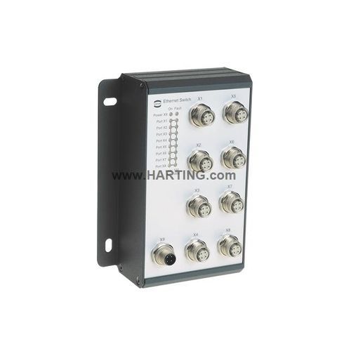 Switch Ethernet non gestibile - Ha-VIS eCon 4000 - HARTING - 8 porte / a parete / rapido