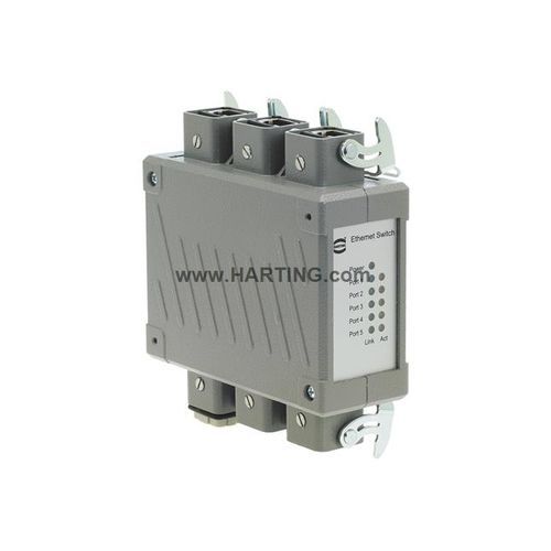 Switch Ethernet non gestibile - Ha-VIS eCon 7050-B1 - HARTING - 8 porte / su guida DIN / a parete