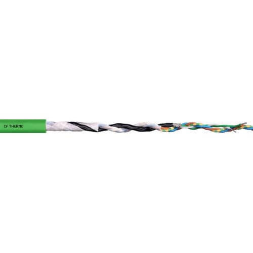Cavo elettrico di dati - CFTHERMO - igus® - antifiamma / resistente all'olio / per sensore