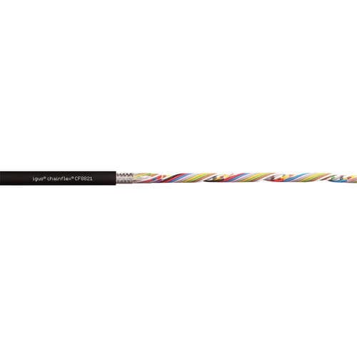 Cavo elettrico di dati - CF8821 - igus® - antifiamma / blindato / per ambienti difficili