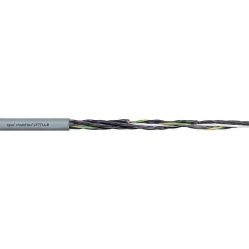 Cavo elettrico di comando - CF77.UL.D - igus® - ibrido / DIN / antifiamma