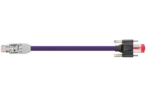 Cavo montato in fibra ottica - chainflex®  - igus® - di comando / ProfiNet / per ambienti difficili
