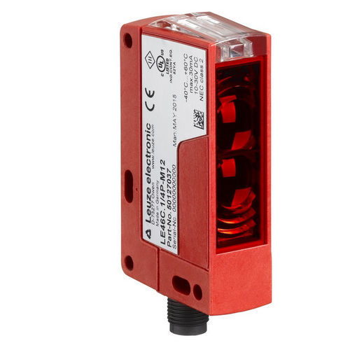 Sensore fotoelettrico retroriflettente polarizzato - PRK46C/4P-M12  - Leuze electronic GmbH + Co. KG - rettangolare / LED / digitale