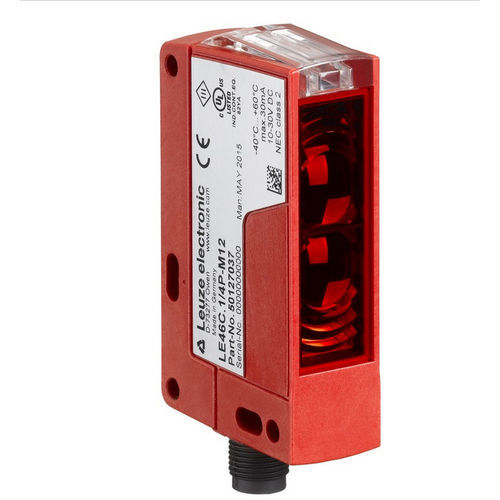 Sensore fotoelettrico retroriflettente polarizzato - PRK46C.1/4P-M12  - Leuze electronic GmbH + Co. KG - rettangolare / LED / digitale