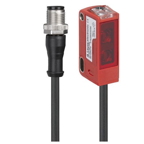 Sensore fotoelettrico con soppressione di sfondo - HT3C.S/4P-200-M12  - Leuze electronic GmbH + Co. KG - sensore a riflessione diretta / rettangolare / LED