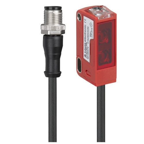 Sensore fotoelettrico con soppressione di sfondo - HT3C.XL/4P-200-M12  - Leuze electronic GmbH + Co. KG - sensore a riflessione diretta / rettangolare / LED
