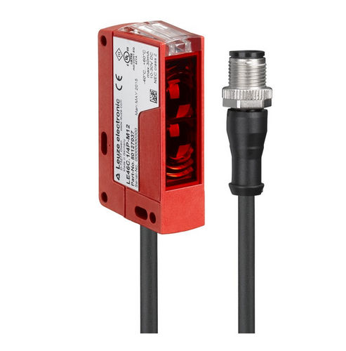 Sensore fotoelettrico con soppressione di sfondo - HT46C/4P-200-M12  - Leuze electronic GmbH + Co. KG - sensore a riflessione diretta / rettangolare / LED