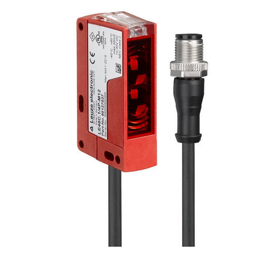 Sensore fotoelettrico con soppressione di sfondo - HT46C/4X-200-M12  - Leuze electronic GmbH + Co. KG - sensore a riflessione diretta / rettangolare / LED
