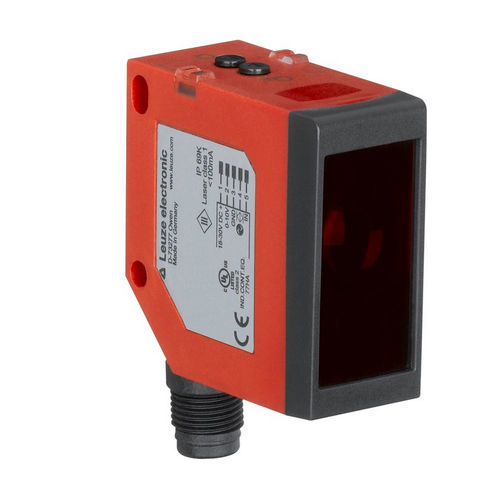 Sensore fotoelettrico con soppressione di sfondo - HT110L1.3/L6T-M12  - Leuze electronic GmbH + Co. KG - sensore a riflessione diretta / rettangolare / laser