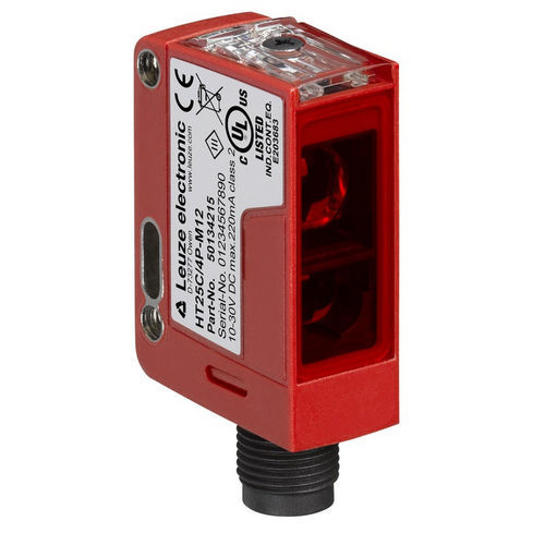 Sensore fotoelettrico retroriflettente polarizzato - PRK25CL1.1/4P-M12  - Leuze electronic GmbH + Co. KG - rettangolare / laser / digitale