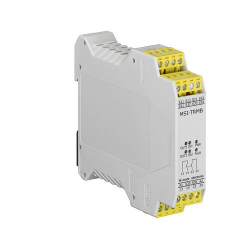 Relè di sicurezza per barriera fotoelettrica - MSI-TRMB-01  - Leuze electronic GmbH + Co. KG - 2NA / NA/NC / IEC