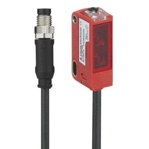 Sensore fotoelettrico sensore a riflessione diretta - ODT3C.3/L6-200-M8 - Leuze electronic GmbH + Co. KG - con soppressione di sfondo / rettangolare / luce rossa